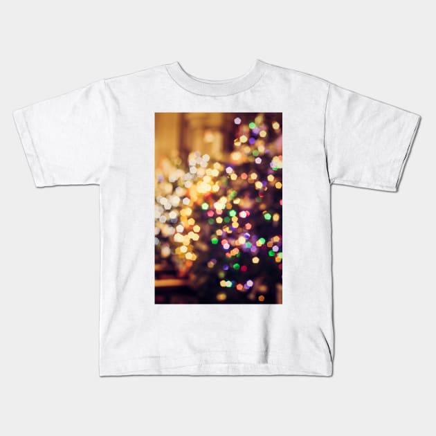 Christmas Tree Festival #3 Kids T-Shirt by Debra Cox 